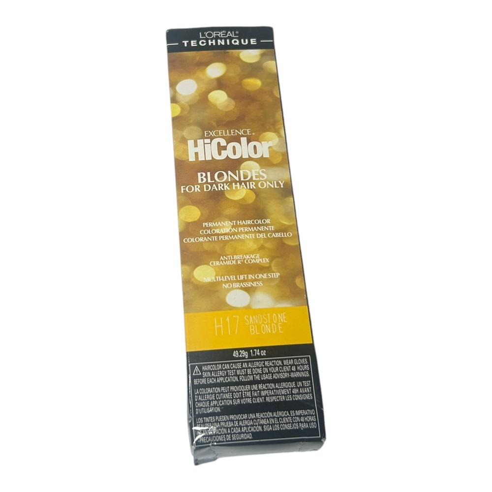 L'Oreal Excellence HiColor Blondes for Dark Hair Only H17 Sandstone Blonde 1.74
